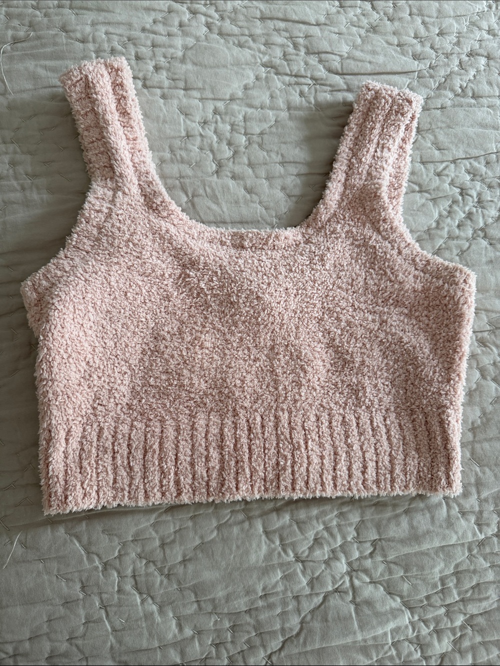 Anthropologie Daily Practice Cozy Pale Pink Joggers bottoms tank SET - Picture 4 of 11